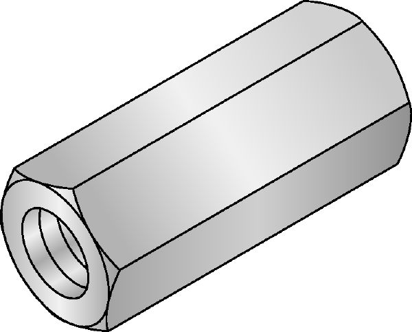 Threaded rod coupler (imperial)