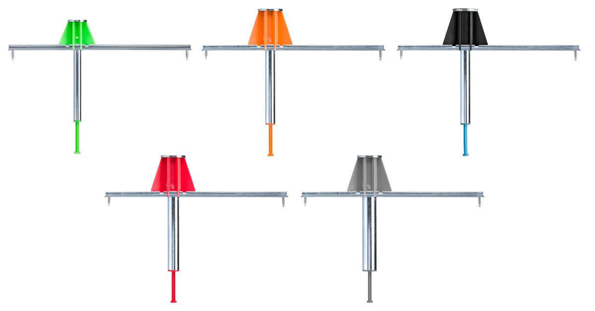 2D Side view of KCM-MD Portfolio in different colors