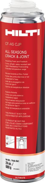 CF-AS CJP all-season fireblock foam