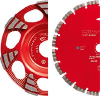 Diamond blades and cup wheels