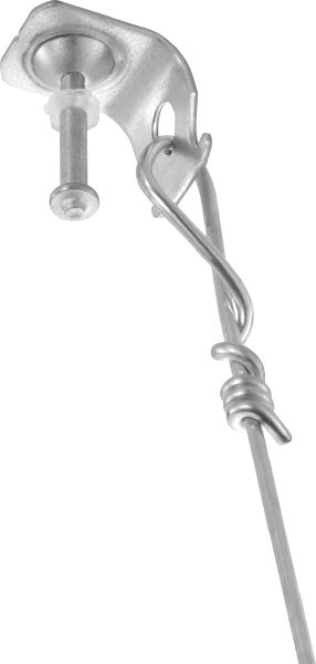 X-CX ALH GA Ceiling clip with nail and wire