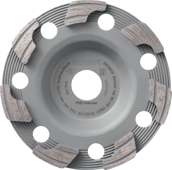 P Universal diamond cup wheel