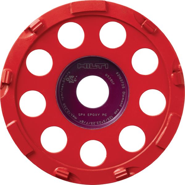 SPX Epoxy diamond cup wheel