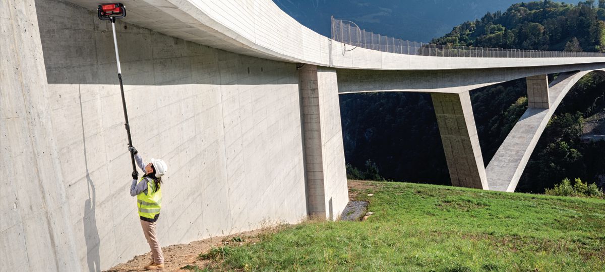 Ferroscan PS 300 with extension at bridge