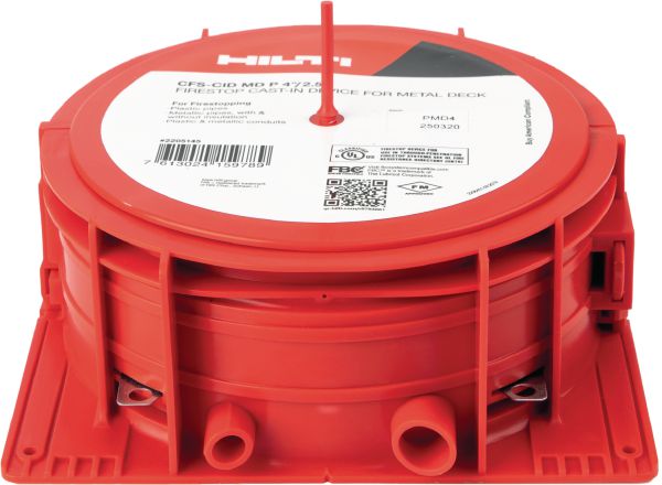 CFS-CID MD P cast-in firestop sleeve for metal decks