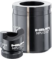 Knockout tool inserts