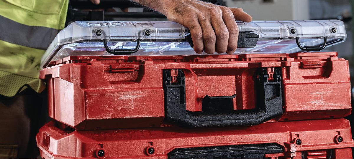 Cropped application picture of the ProKit organizer.