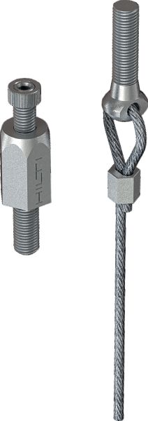 MW-EB CL Channel lock kit with wire rope eyebolt ending