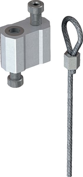 MW-LP L Cable lock kit with wire rope loop ending